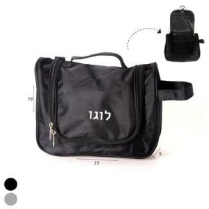 תיק שחור עם אפשרות ללוגו מודפס