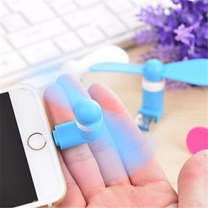 מאוורר אישי מחובר לסלולר