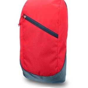 תיק גב קומפקטי מדליק מרופד באדום